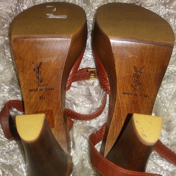 *Authentic* YSL Platform Sandals - Picture 6 of 7